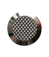 Noppe aus Edelstahl 25mm Durchmesser, mit Diamantprägung